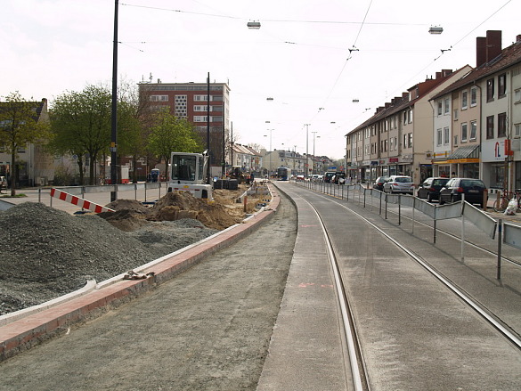 Foto Baustelle Wartburgplatz